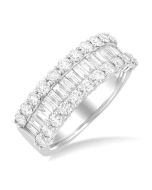 RaIsIon 14K White Gold Diamond Ring