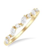 OraVerLys 14K Yellow Gold Diamond Ring