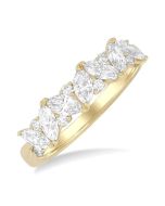 LysOraVel 14K Yellow Gold Diamond Ring