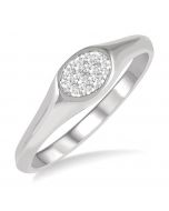 Oval Shape Shine Bright Essential Diamond Promise Ring