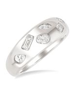 RaElEl 14K White Gold Diamond Ring