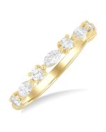 LinIonCa VioLysRa 14K Yellow Gold Diamond Ring