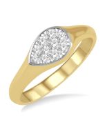 Shine Bright LoCaZen 14K White Gold Diamond Ring