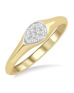 Shine Bright IonOnOra IonIsAe 14K White Gold Diamond Ring