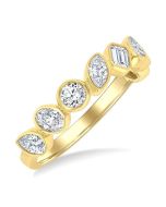 OraIonVer 14K Yellow Gold Diamond Ring