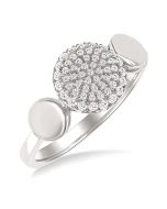 IsOraOn 14K White Gold Diamond Ring