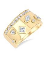VerElOra LoXeEl 14K Yellow Gold Diamond Ring