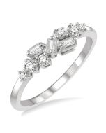 Scatter Baguette Diamond Fashion Ring