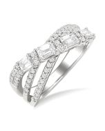 VerRaRa LinLysSol 14K White Gold Diamond Ring