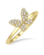 IonIonLux OnLoTh 14K Yellow Gold Diamond Ring