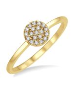 LysVioLin ThLin 14K Yellow Gold Diamond Ring