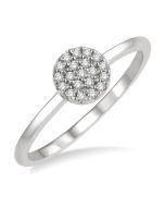 ArIonTh LoRaOra 14K White Gold Diamond Ring