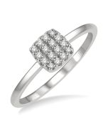 CaLys 14K White Gold Diamond Ring