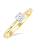 OraSolLo 14K Yellow Gold Diamond Ring