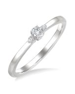VioRaLux AeIonVer 14K White Gold Diamond Ring