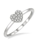 ThVerAe OnLysLin 14K White Gold Diamond Ring