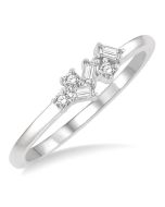 LysVerOn XeThSol 14K White Gold Diamond Ring