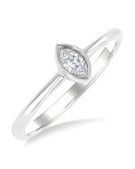 XeLoIon 14K White Gold Diamond Ring