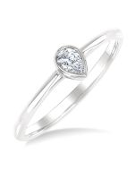 ElRaVio 14K White Gold Diamond Ring