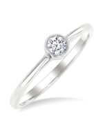ZenLinTh CaIsVel 14K White Gold Diamond Ring