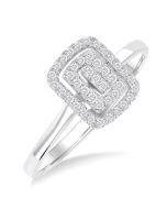 ZenLinVio AeOnRa 14K White Gold Diamond Ring