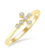 CaLinEl 14K Yellow Gold Diamond Ring