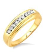 Channel Set Men's Diamond Ring