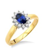 VerOnZen OraCaOn 14K Yellow Gold Diamond Ring