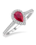 Axiom Zephyr 14K White Gold Diamond Ring