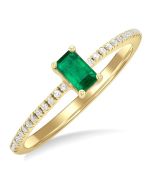 SolVerVer OnLoRa VelRaTh 14K Yellow Gold Diamond Ring