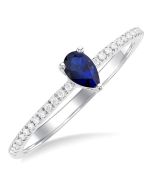 OnLuxSol VioLysLys 14K White Gold Diamond Ring