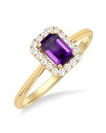 IsVerVel 14K Yellow Gold Diamond Ring