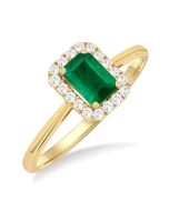 AeArLin AeElTh 14K Yellow Gold Diamond Ring