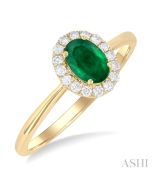 ThOraRa VerVelXe LoOraIs 14K Yellow Gold Diamond Ring