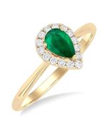 VelLuxOn 14K Yellow Gold Diamond Ring