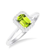 ZenLuxLin 14K White Gold Diamond Ring