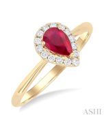 RaLinOn 14K Yellow Gold Diamond Ring