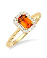 XeIonVel ElVelIs 14K Yellow Gold Diamond Ring
