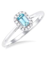 LysRaLo LoElLo 14K White Gold Diamond Ring