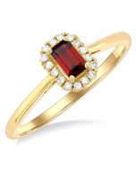 SolVerLo 14K Yellow Gold Diamond Ring