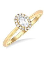 RaSolRa 14K Yellow Gold Diamond Ring