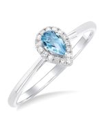 CaOraCa VelArLo 14K White Gold Diamond Ring