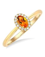 CaCaAr 14K Yellow Gold Diamond Ring