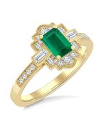 LoArSol 14K Yellow Gold Diamond Ring