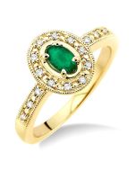 ArThEl ArRaLux VerIonSol 14K Yellow Gold Diamond Ring