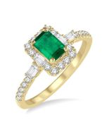 ZenLysAe 14K Yellow Gold Diamond Ring