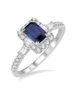 VelIsLux 14K White Gold Diamond Ring