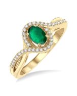 RaRa 14K Yellow Gold Diamond Ring