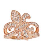 Diamond Lis Royale Fleur de Lis Ring