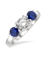 LuxZenLys 14K White Gold Diamond Ring